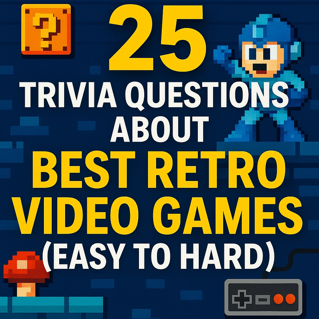 25 Trivia Questions About Best Retro Video Games