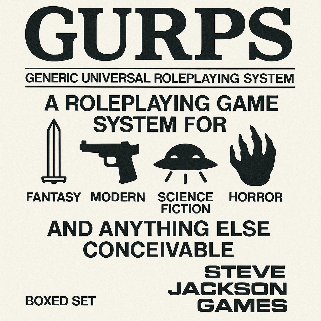 GURPS roleplaying system used in early Fallout development