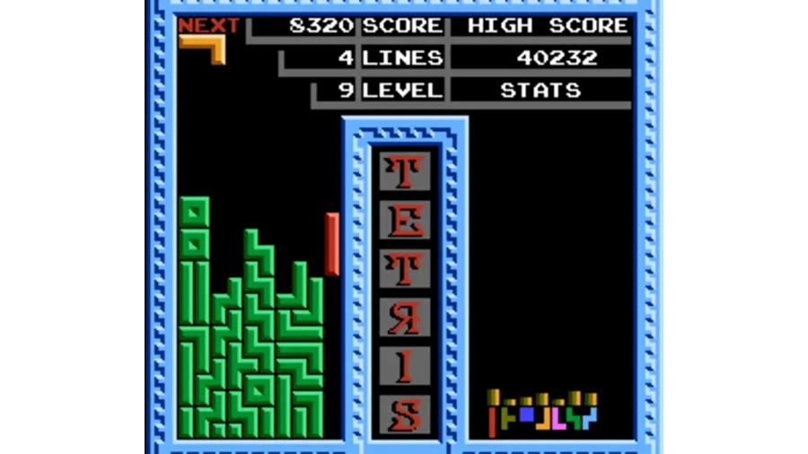 Tetris gameplay screenshot